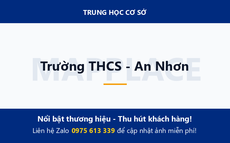 Trường THCS - An Nhơn