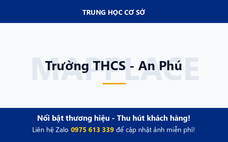 Trường THCS - An Phú