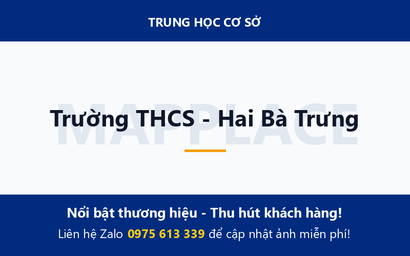 Trường THCS - Hai Bà Trưng