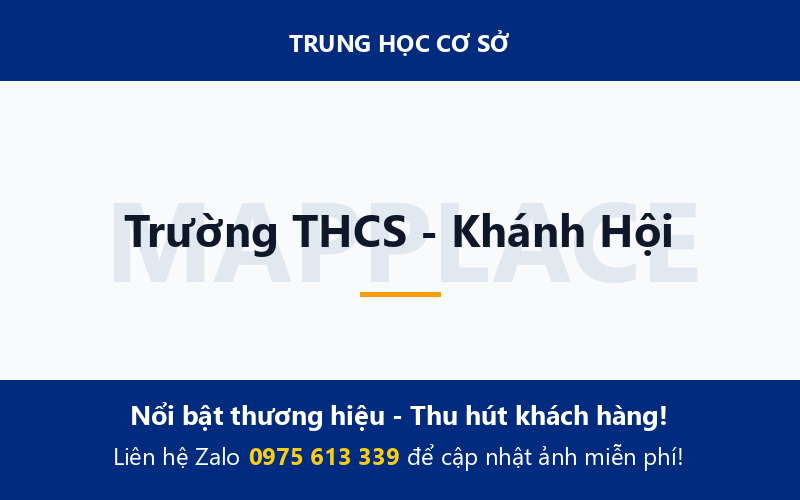 Trường THCS - Khánh Hội
