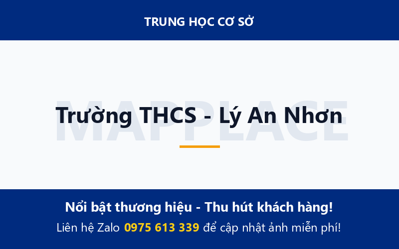 Trường THCS - Lý An Nhơn