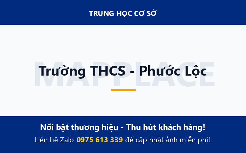 Trường THCS - Phước Lộc