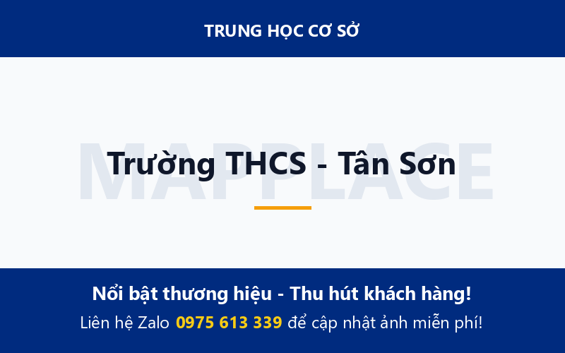 Trường THCS - Tân Sơn