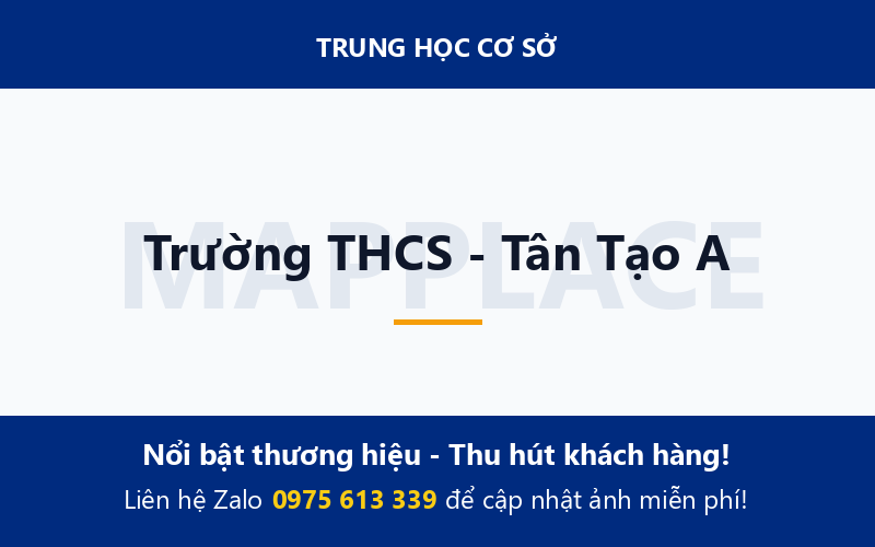 Trường THCS - Tân Tạo A