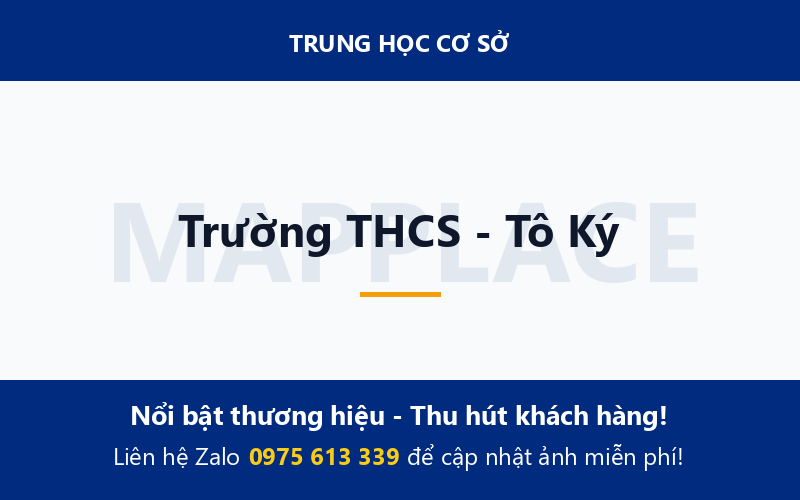 Trường THCS - Tô Ký