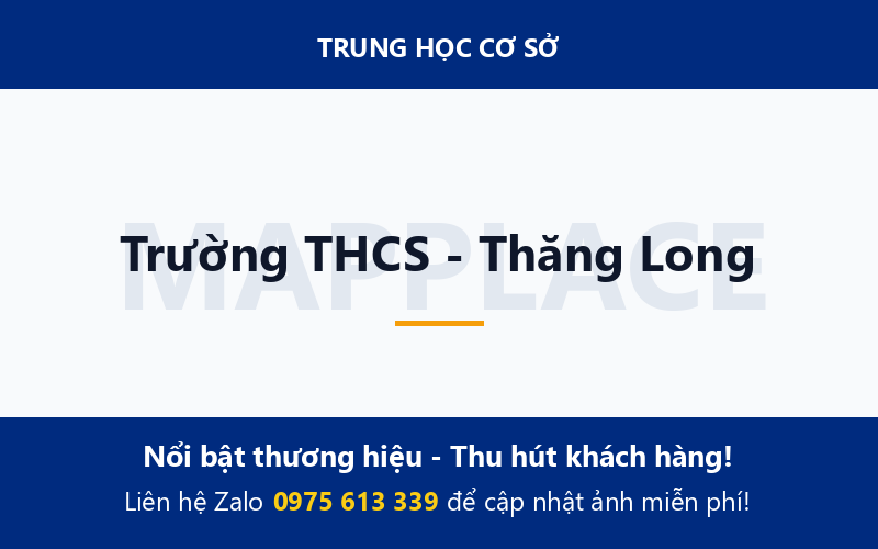 Trường THCS - Thăng Long
