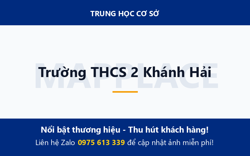 Trường THCS 2 Khánh Hải