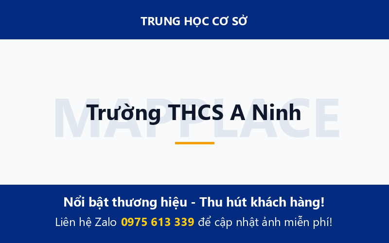 Trường THCS A Ninh