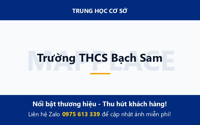 Trường THCS Bạch Sam