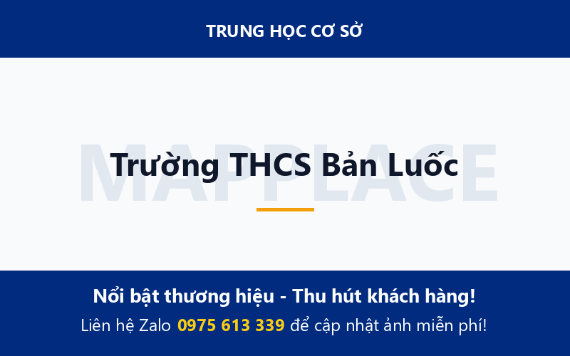 Trường THCS Bản Luốc