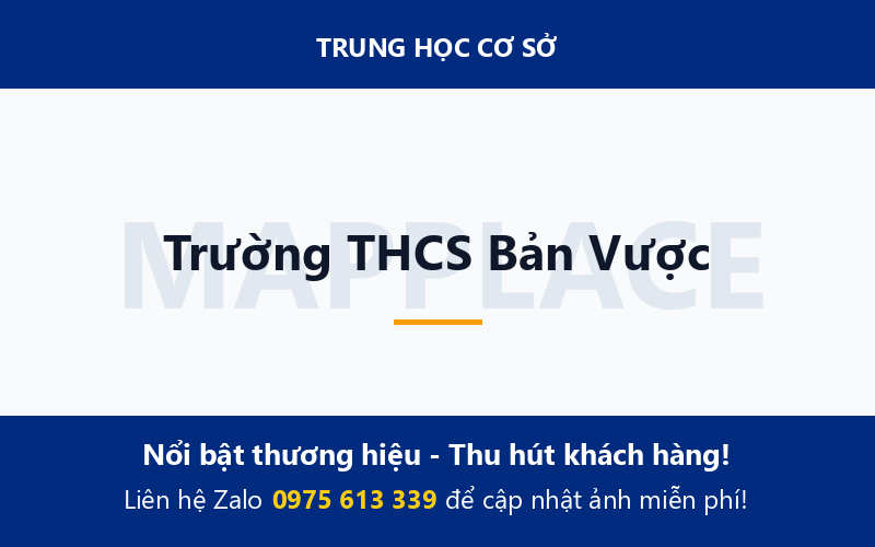Trường THCS Bản Vược