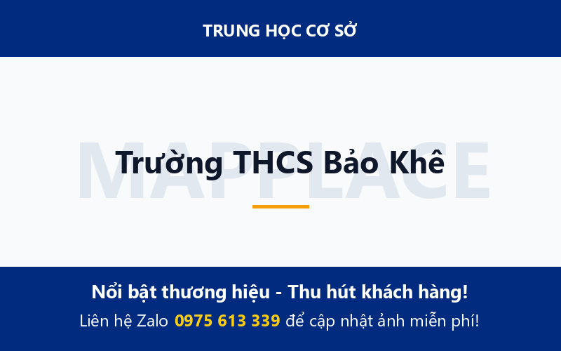 Trường THCS Bảo Khê