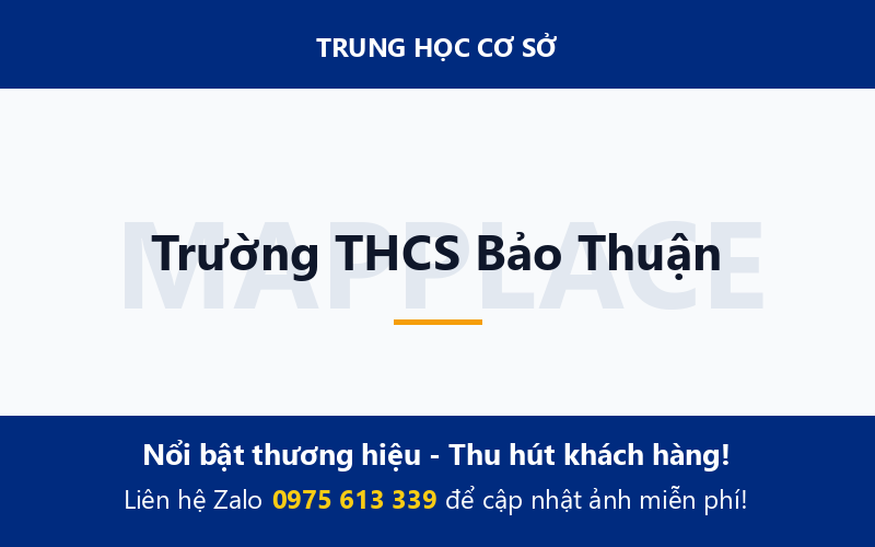 Trường THCS Bảo Thuận