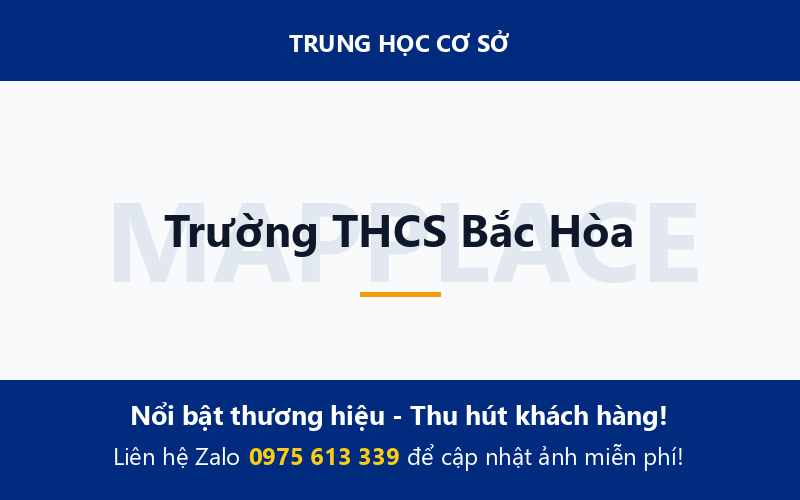 Trường THCS Bắc Hòa