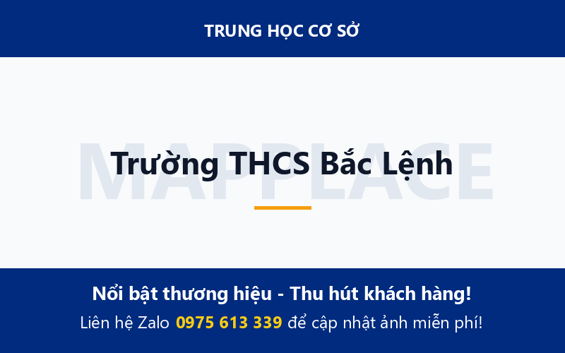 Trường THCS Bắc Lệnh