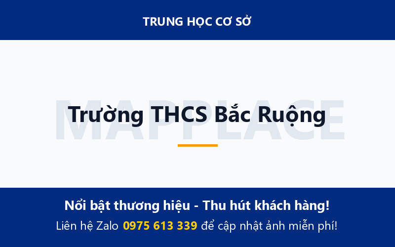 Trường THCS Bắc Ruộng