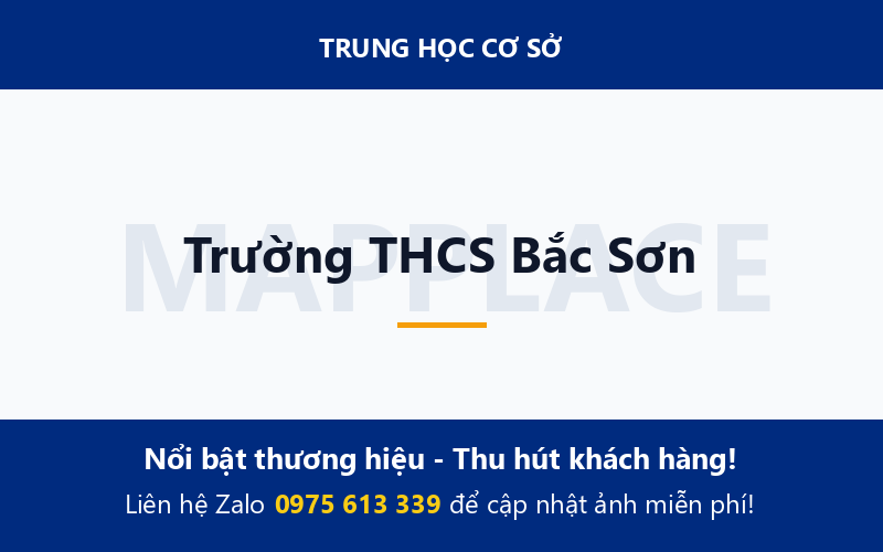 Trường THCS Bắc Sơn