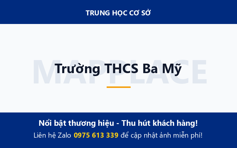 Trường THCS Ba Mỹ