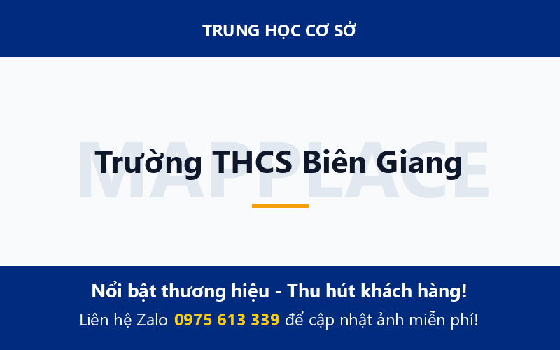 Trường THCS Biên Giang