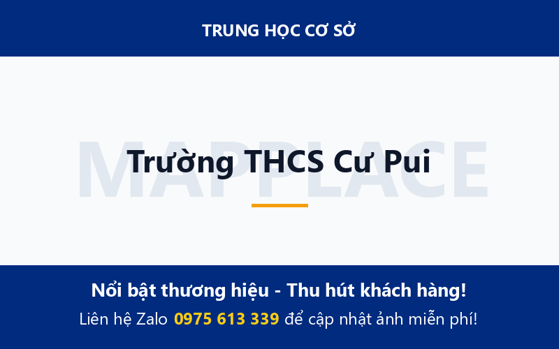 Trường THCS Cư Pui