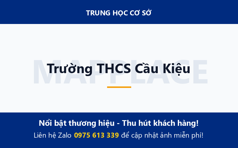 Trường THCS Cầu Kiệu