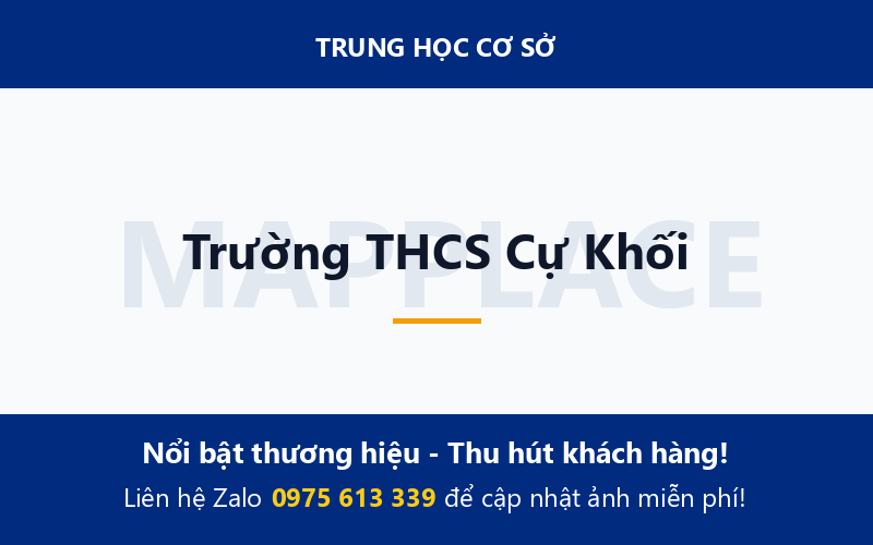 Trường THCS Cự Khối