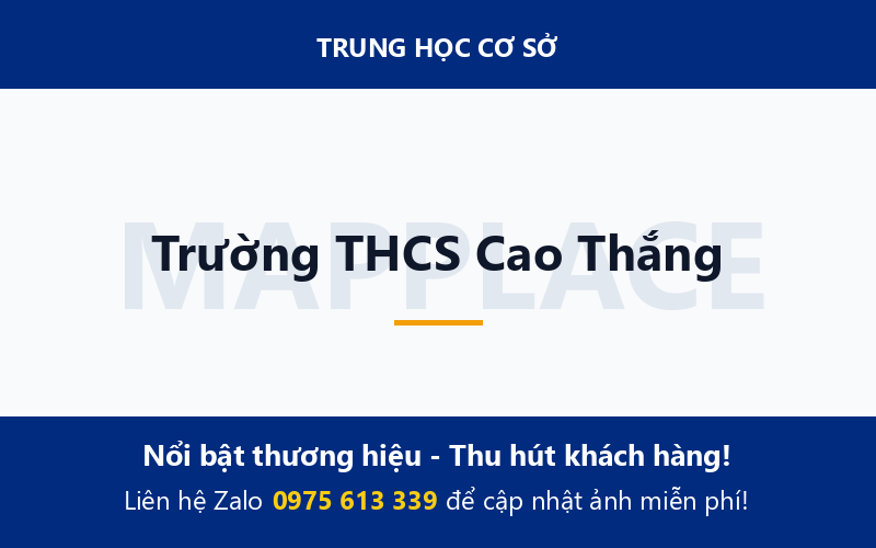 Trường THCS Cao Thắng