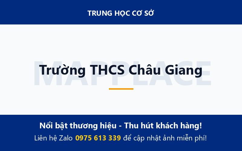 Trường THCS Châu Giang
