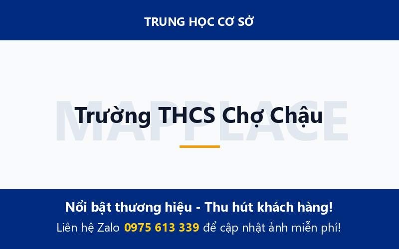 Trường THCS Chợ Chậu