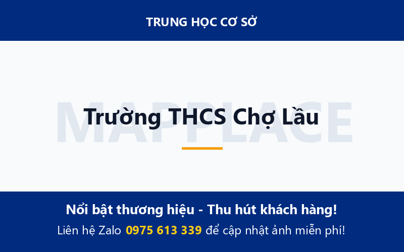 Trường THCS Chợ Lầu