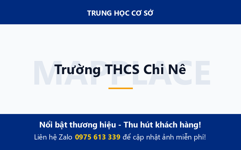 Trường THCS Chi Nê