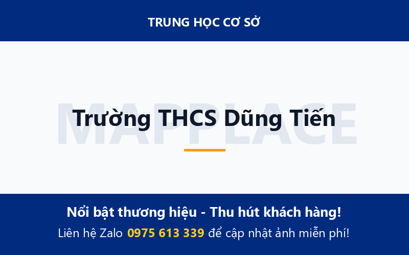 Trường THCS Dũng Tiến