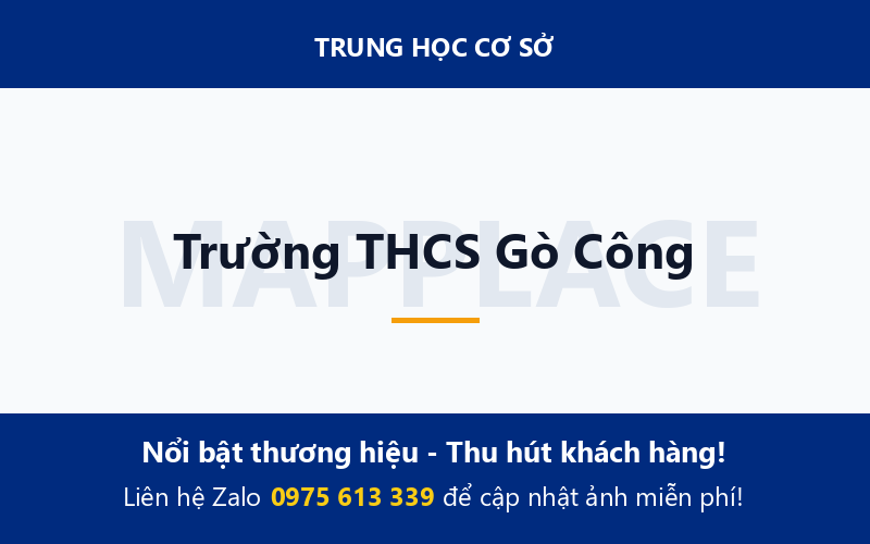 Trường THCS Gò Công