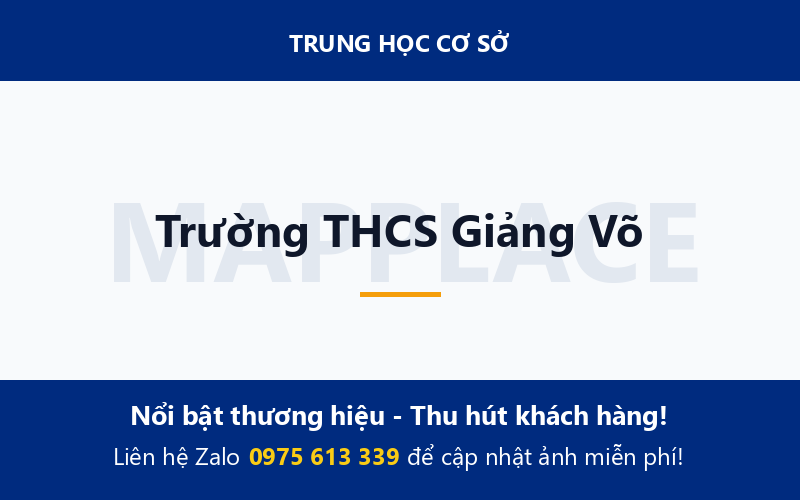 Trường THCS Giảng Võ