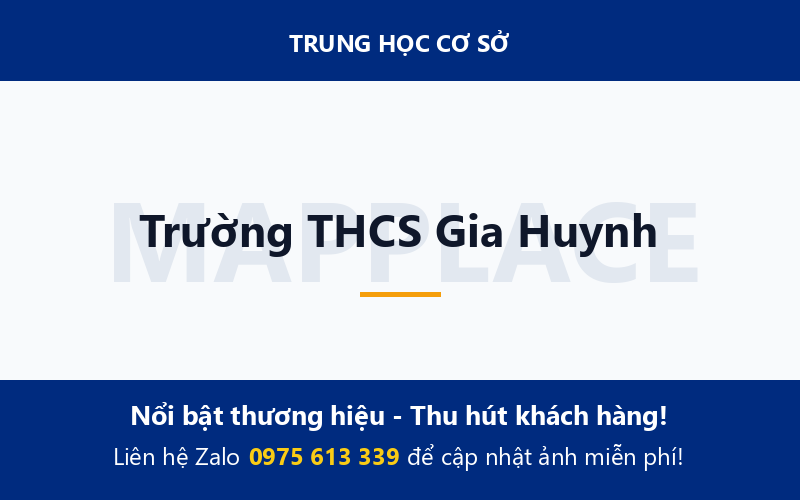 Trường THCS Gia Huynh