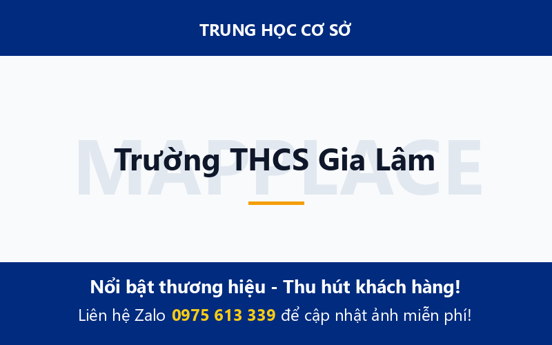 Trường THCS Gia Lâm