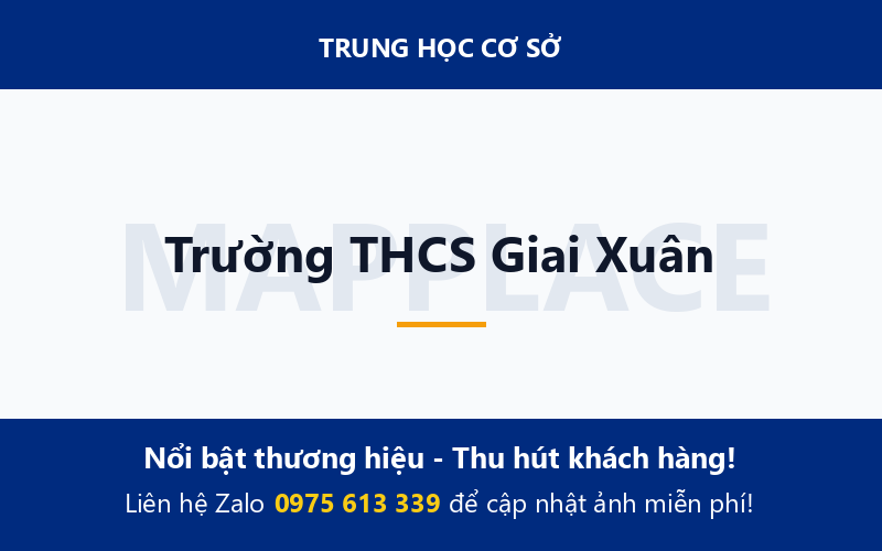 Trường THCS Giai Xuân
