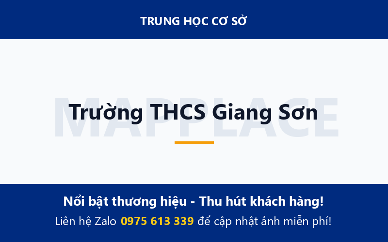 Trường THCS Giang Sơn