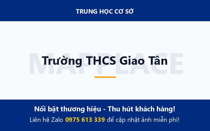 Trường THCS Giao Tân