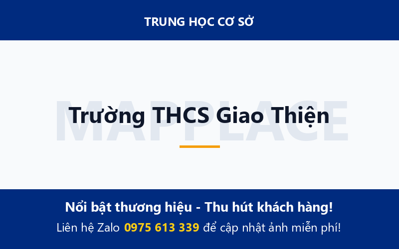 Trường THCS Giao Thiện