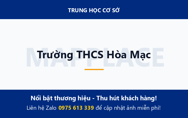 Trường THCS Hòa Mạc