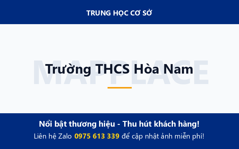 Trường THCS Hòa Nam