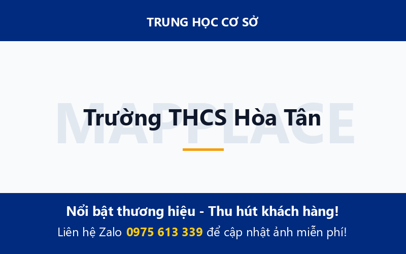 Trường THCS Hòa Tân