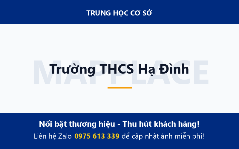 Trường THCS Hạ Đình