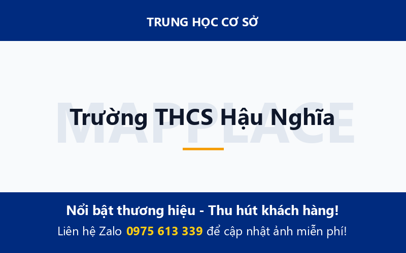Trường THCS Hậu Nghĩa