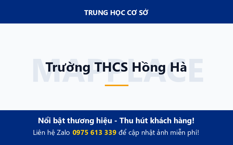 Trường THCS Hồng Hà