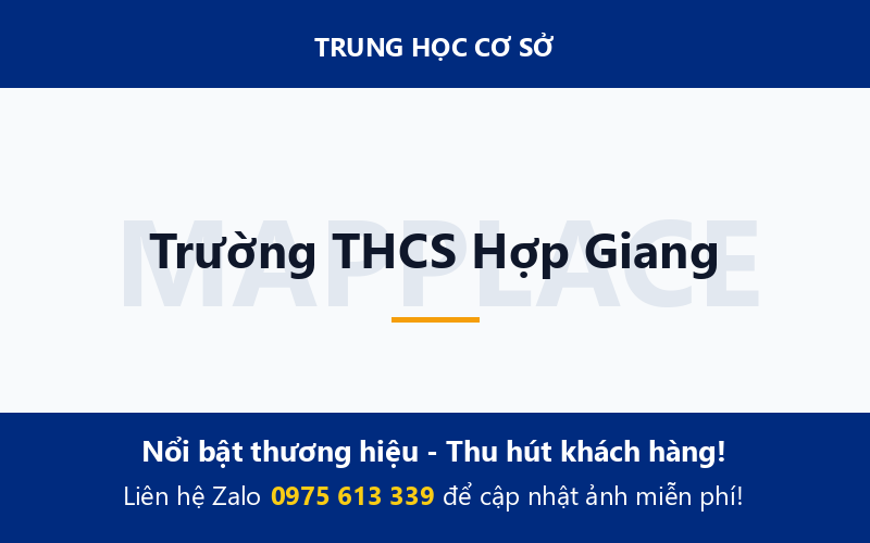 Trường THCS Hợp Giang