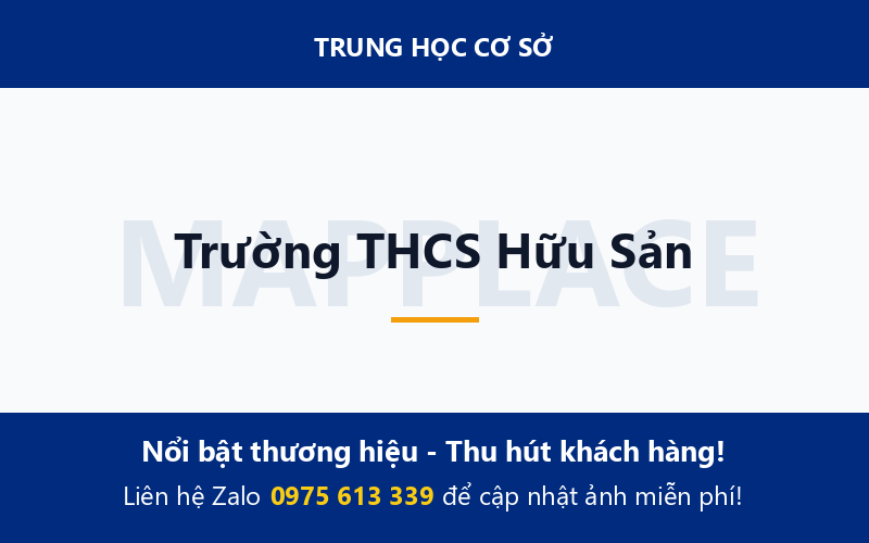 Trường THCS Hữu Sản
