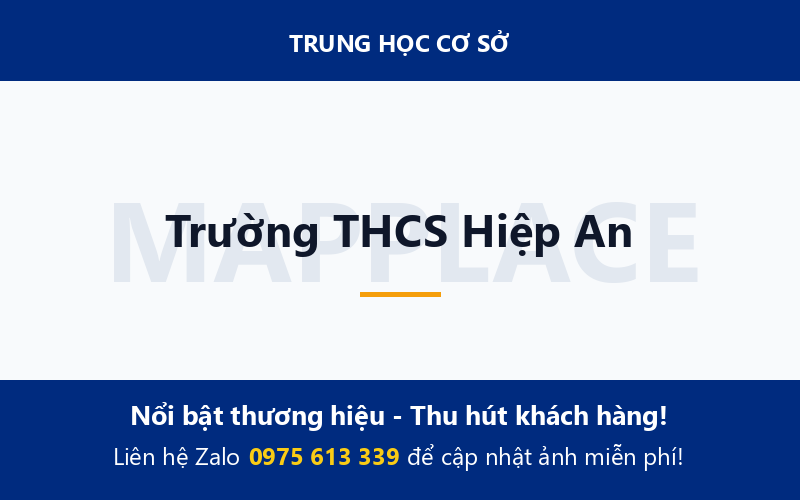 Trường THCS Hiệp An