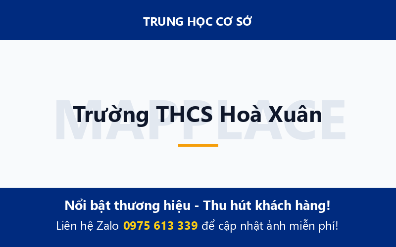 Trường THCS Hoà Xuân